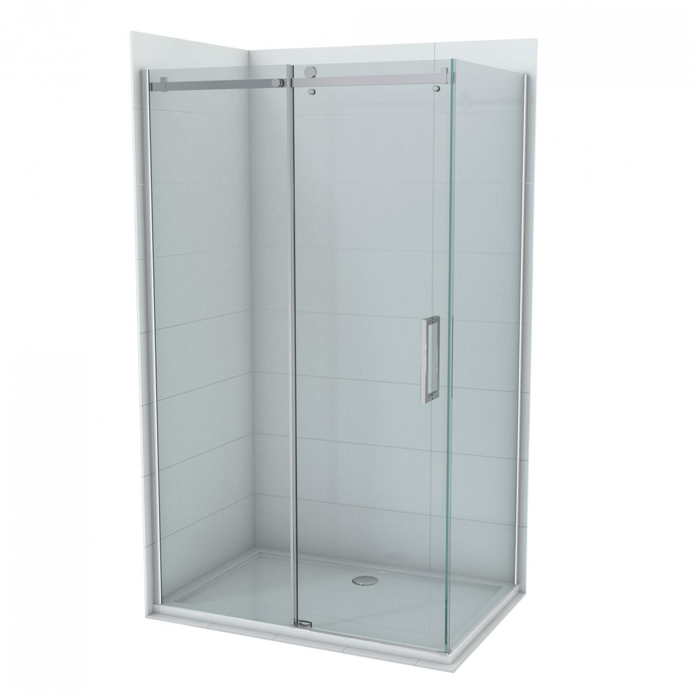 COPEN Tuš kabina Neptun, 120 x 80 cm, Providno staklo 8 mm, Desno otvaranje