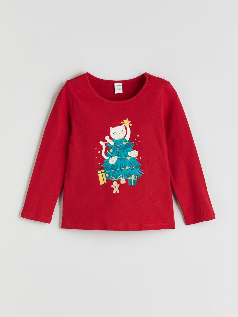 LC Waikiki Majica za devojčice W5ED88Z1-HJY, Crvena