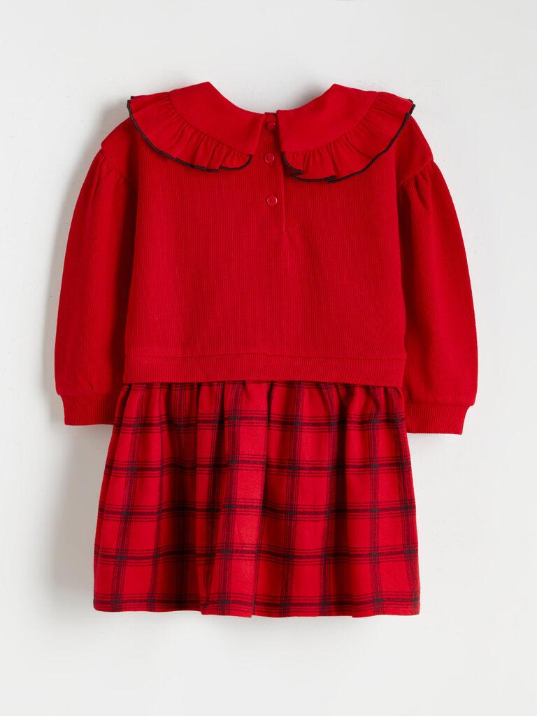 LC Waikiki Haljina za devojčice W5DY28Z1-HJY, Crvena