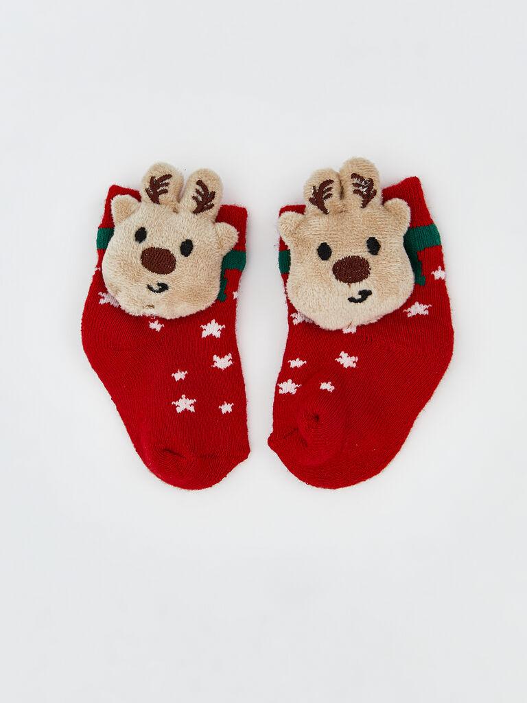 LC Waikiki Čarape za bebe W5EU27Z1-HC3, Crvene