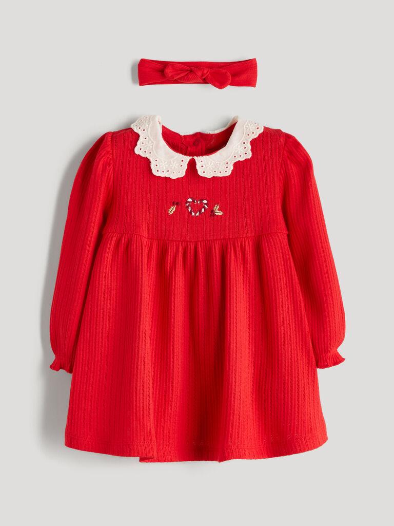 LC Waikiki Haljina za devojčice W5FS31Z1-KYV, Crvena