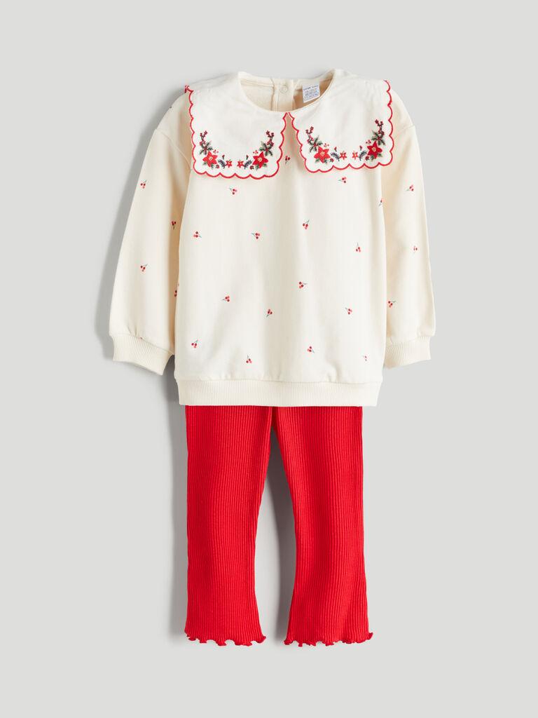 LC Waikiki Komplet za devojčice W5FC41Z1-LRB, Krem