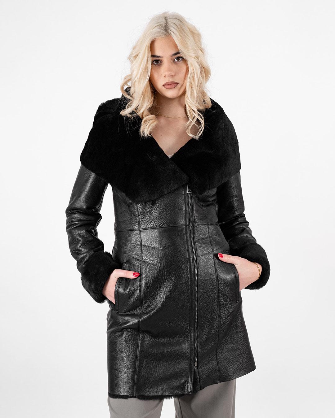 LA FORCE Ženski monton Simona, Crni