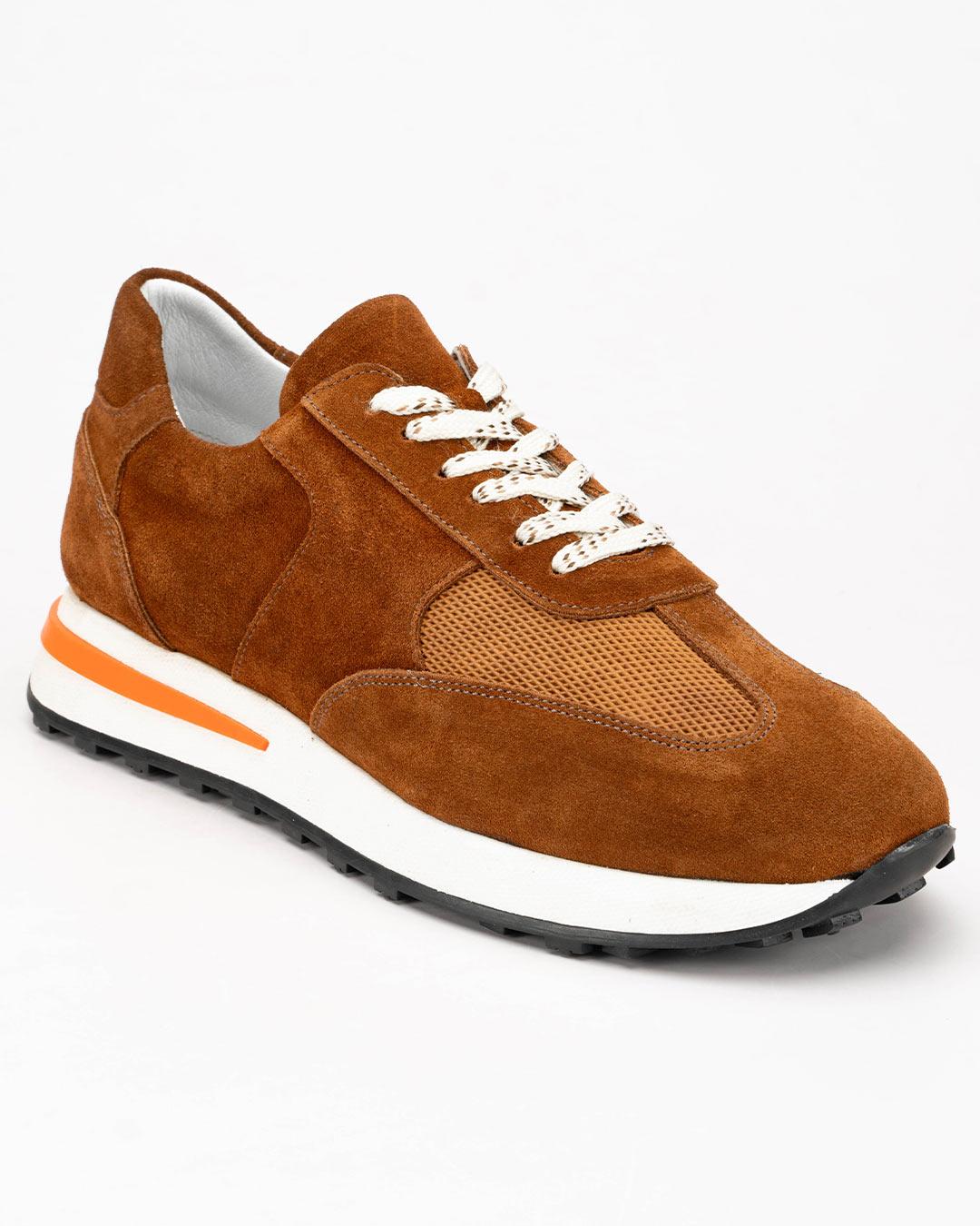 LA FORCA Muške kožne patike YK-4939, Smeđe