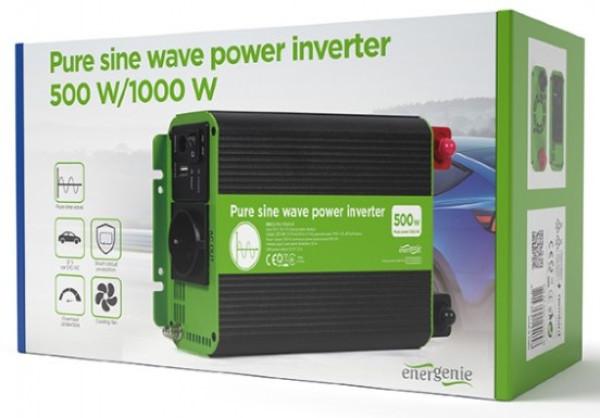 GEMBIRD Čist Auto inverter EG-PWC-PS500-01