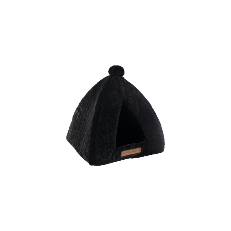 M PETS Šator  za mačke Yull tipi, Crni