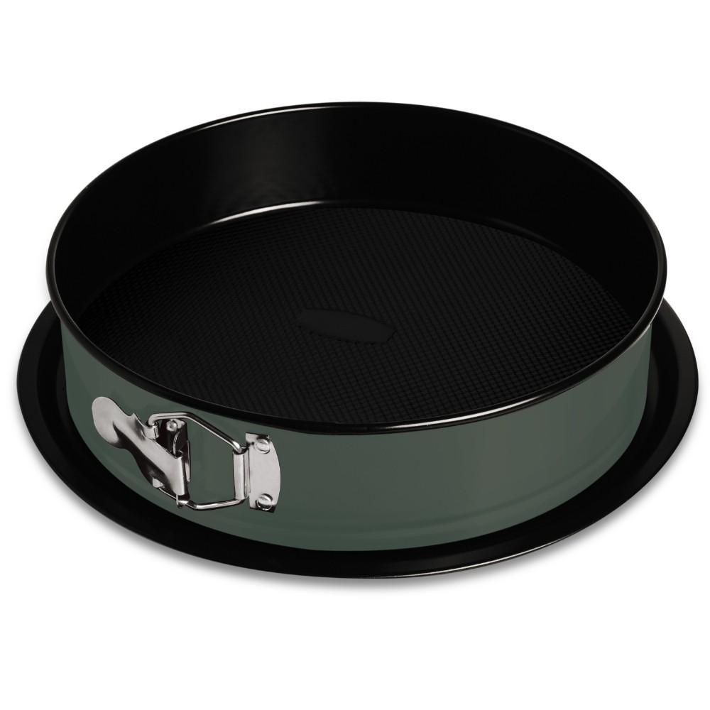 BERLINGER HAUS Okrugla modla za tortu Matte Green Collection BH-7936, 26x6,8cm, Zelena