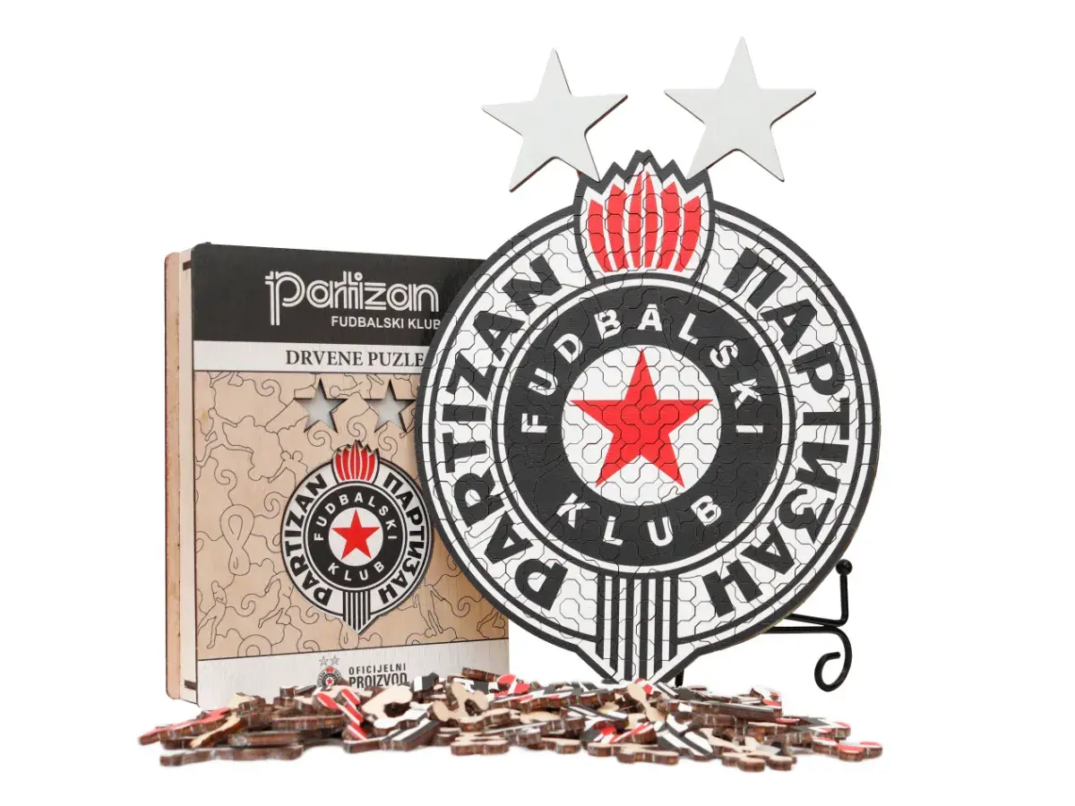 SHOPITO Drvene puzzle FK Partizan