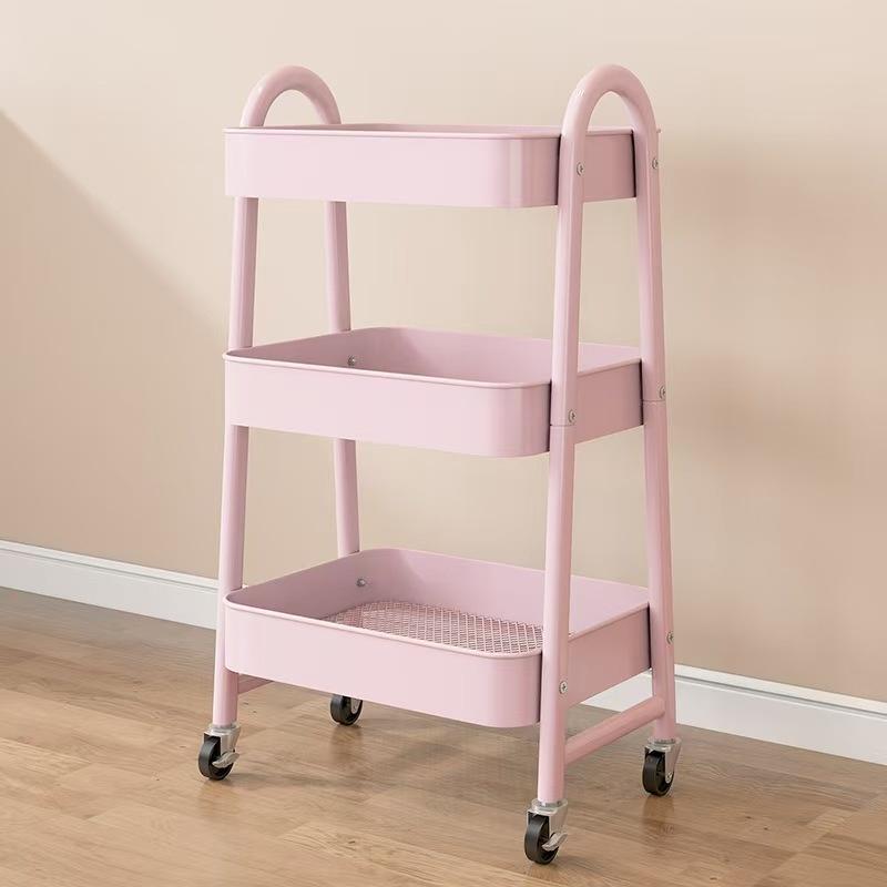 BOLZZ Met polica sa točkićima, Roze