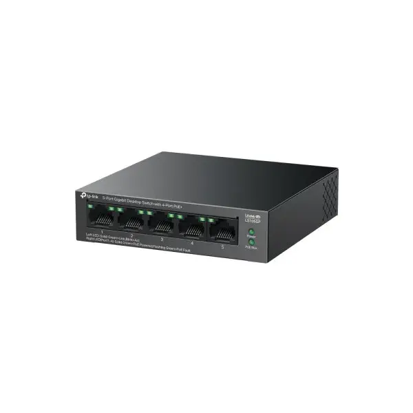 TP-LINK LAN Switch LS105GP, 5x1G, 4PoE, 65W