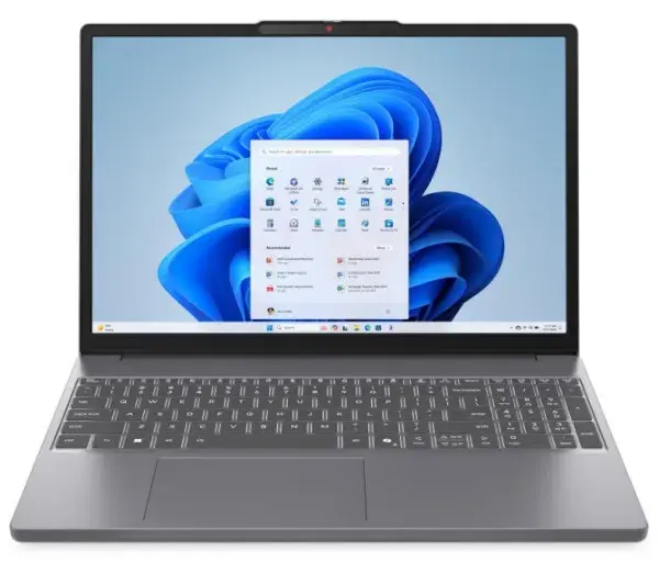 Lenovo Laptop IdeaPadSlim3 R5-7535HS, 8GB, 512GB, 15.3" FHD, SRB, 83K7007YYA, Sivi