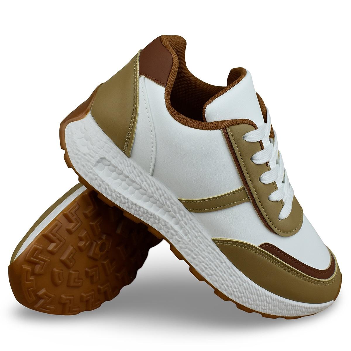 Ženske patike Mat Star 210059, Belo-braon