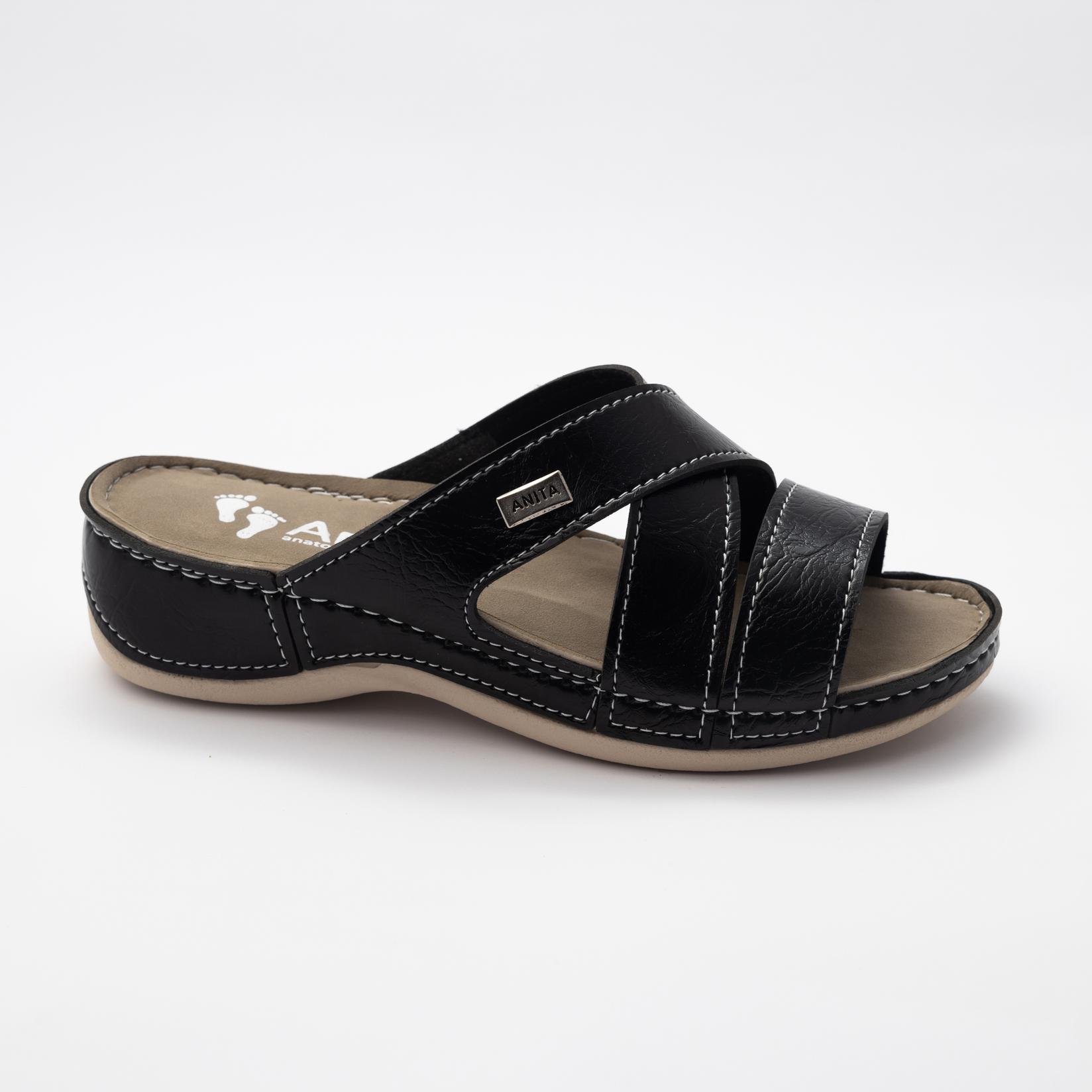 Anita Ženske papuče 208 Lena, Crne