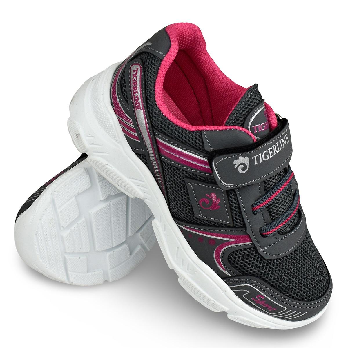 Tigerline Patike za bebe 679004, Sivo-roze