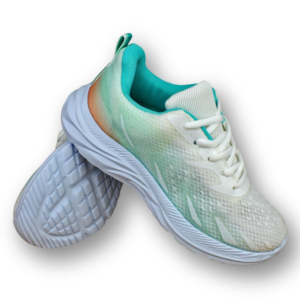 Ženske patike Mat Star 210113, Belo-zelene