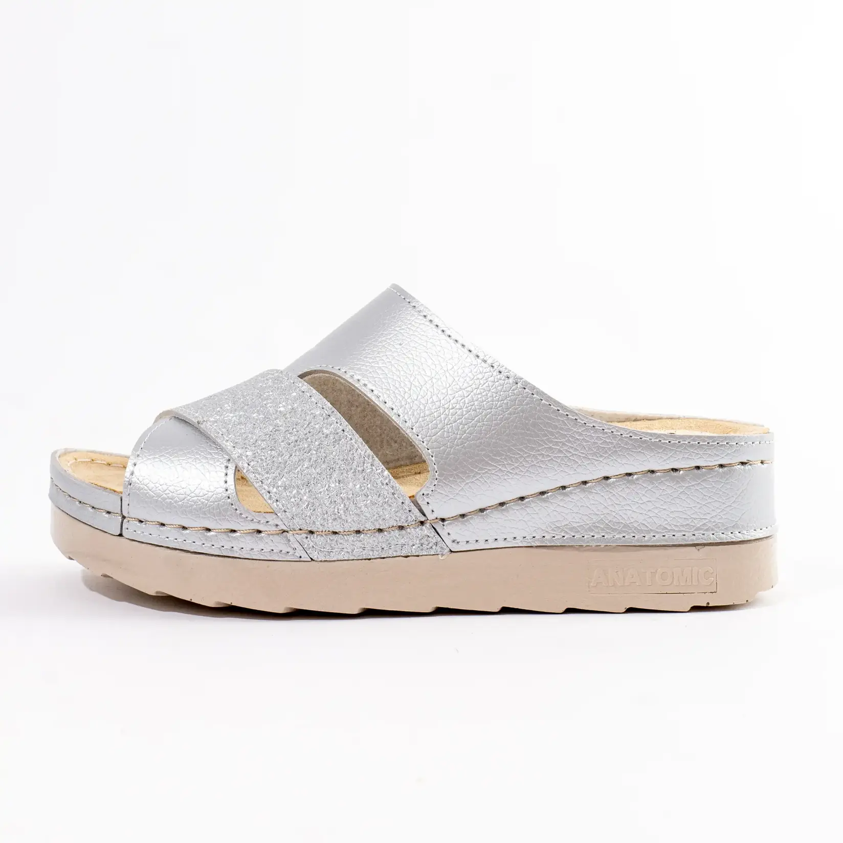 Anita Ženske papuče 197 Lara, Srebrne