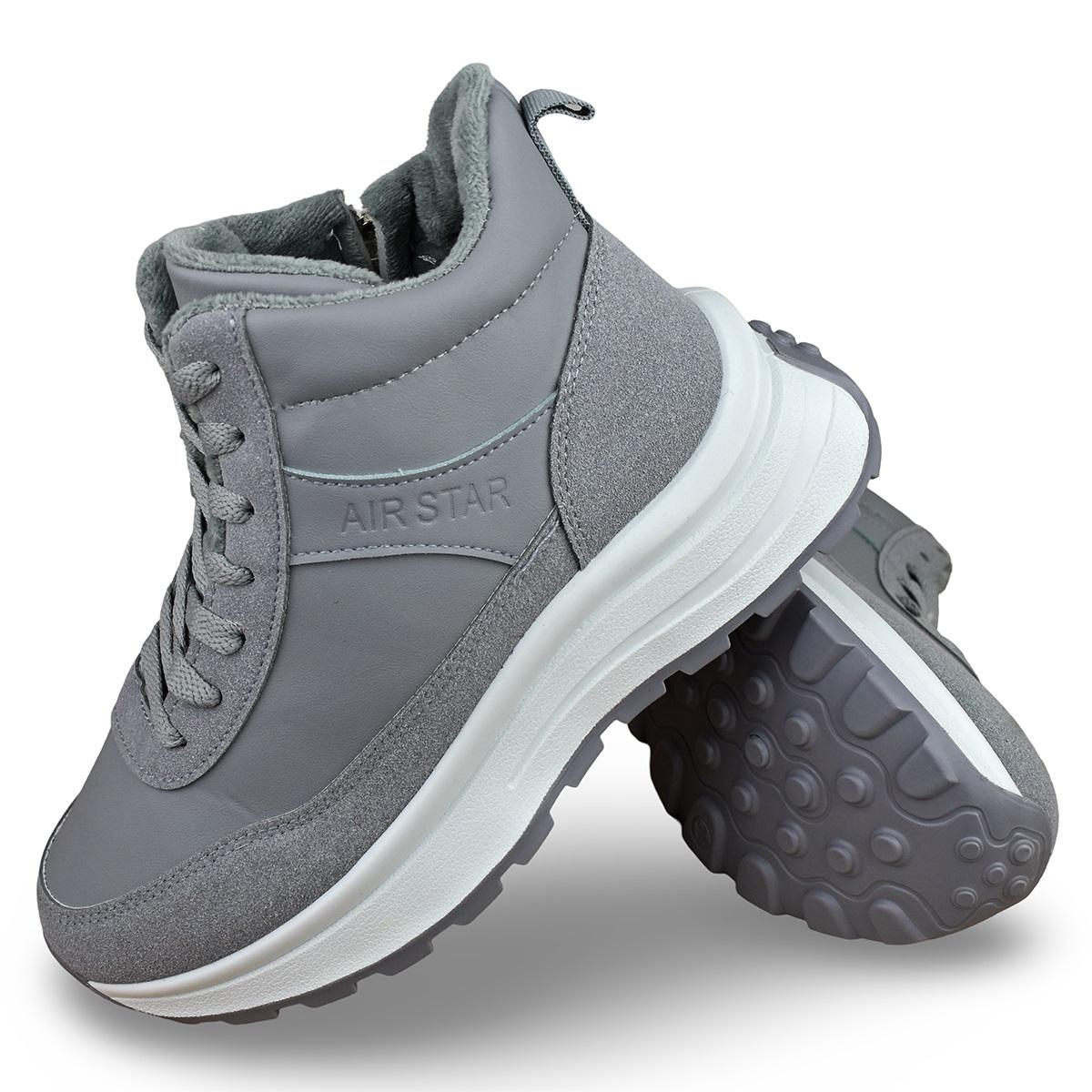 Ženske čizme Mat Star 210069, Sive