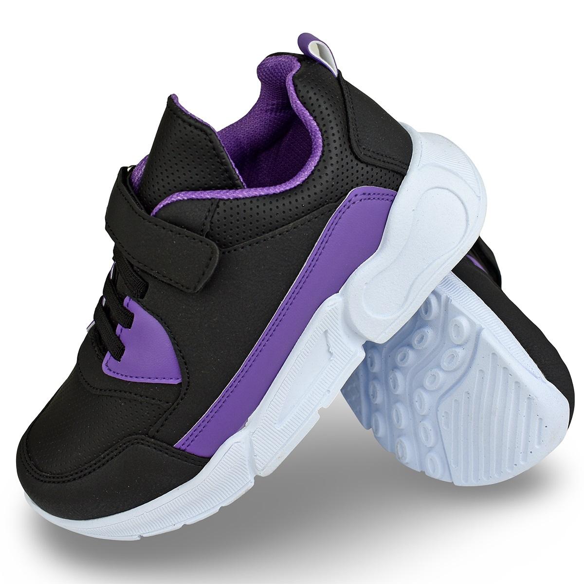 Patike za devojčice 679012, Crno-ljubičaste