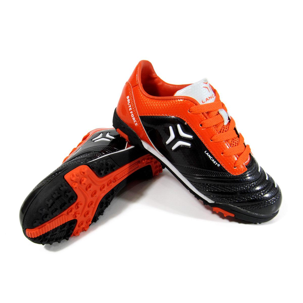 Lancast Patike za fudbal za dečake SFJ 2501 BOTF, Narandžasto-crne