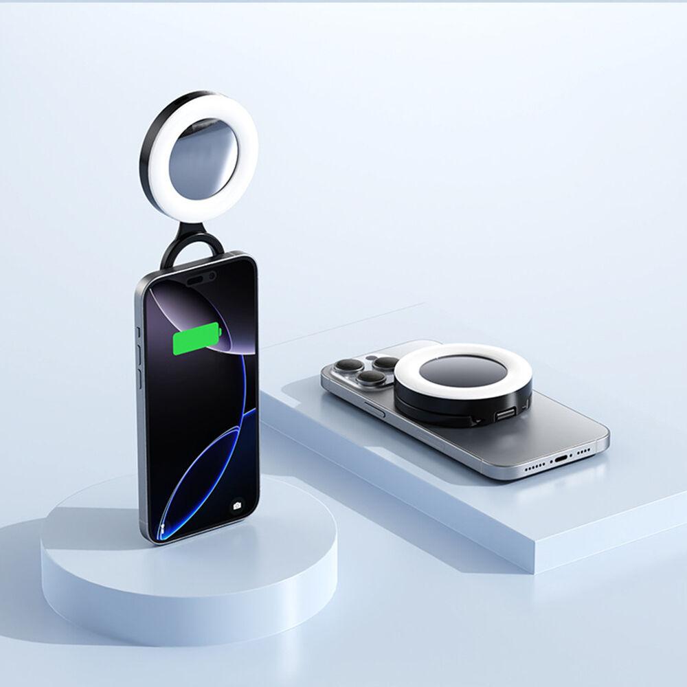 Selfie magnetic LED svetlo Z04 crno