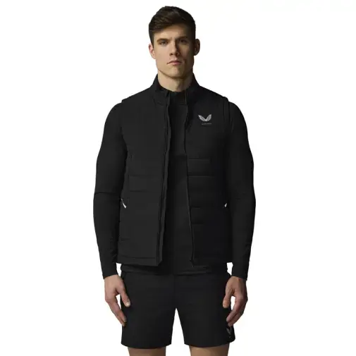 Castore Muški prsluk Gilet, Crni