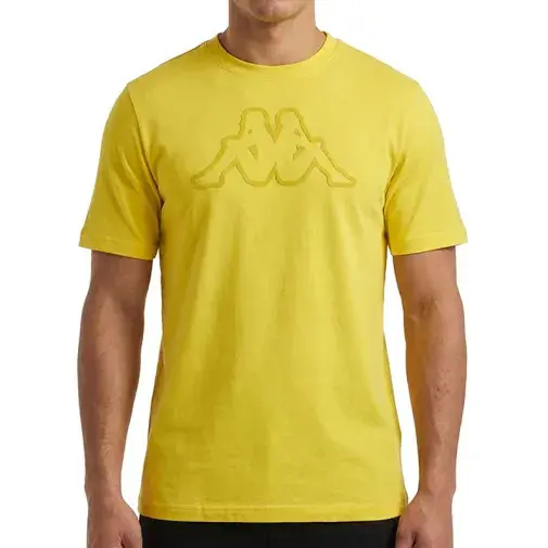 Kappa Mužka majica Logo Korpo Cromen, Žuta