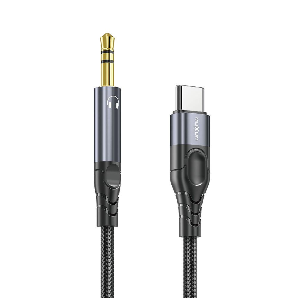 Moxom Adapter audio MX-AX817, Type C na AUX 3.5mm, Muški