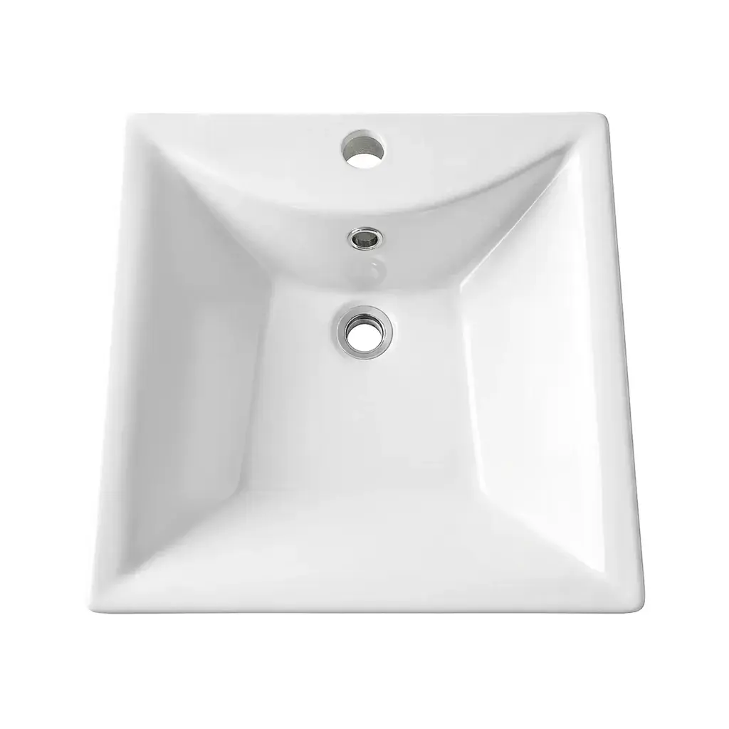Nadgradni umivaonik, 48×48 cm, Beli