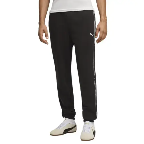 Puma Muški donji deo trenerke Ess Tape Sweatpants Tr Cl, Crni