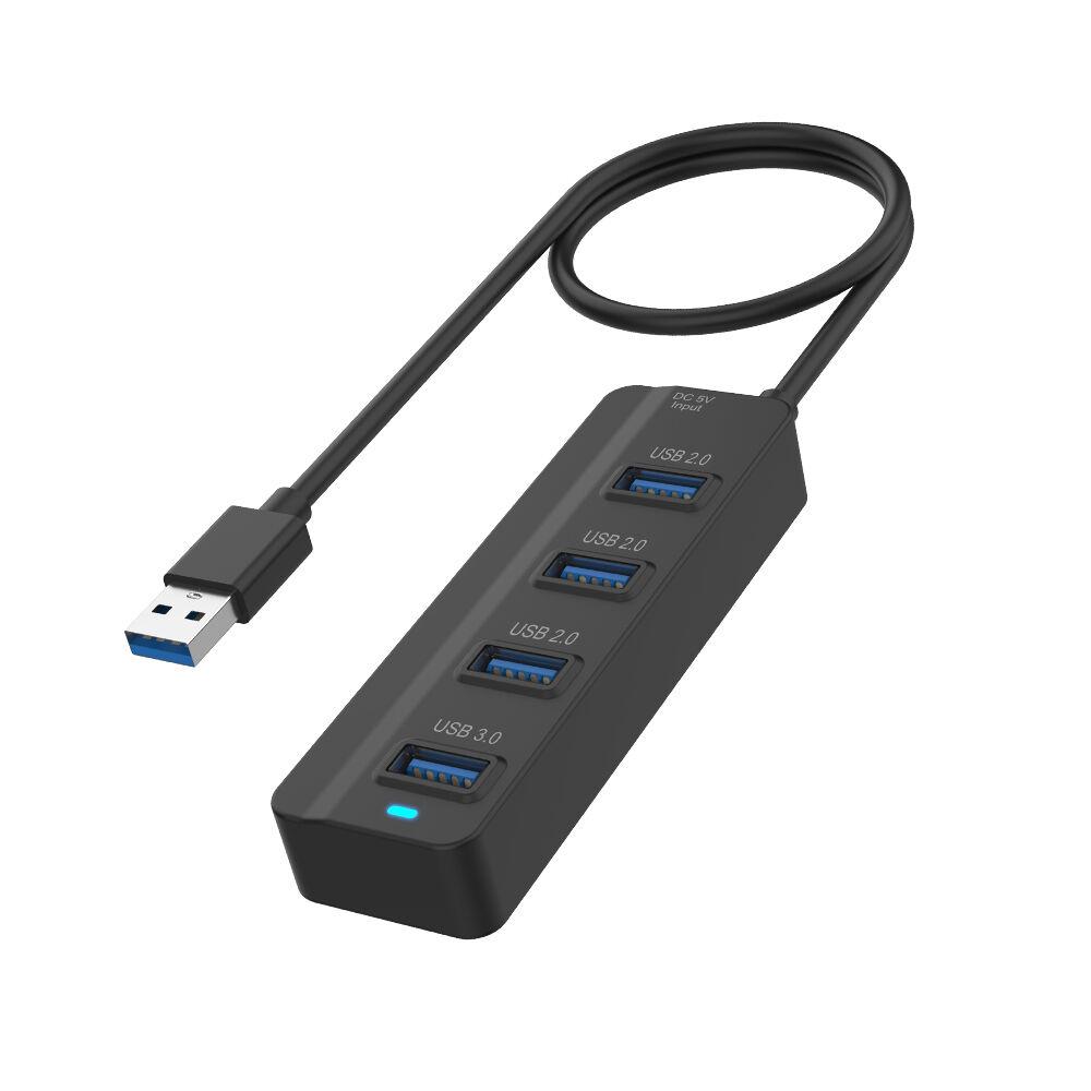 Onten USB Hub OTN-2305, USB 3.0 sa 4 porta (3× USB 2.0 + 1× USB 3.0), kabl 1m