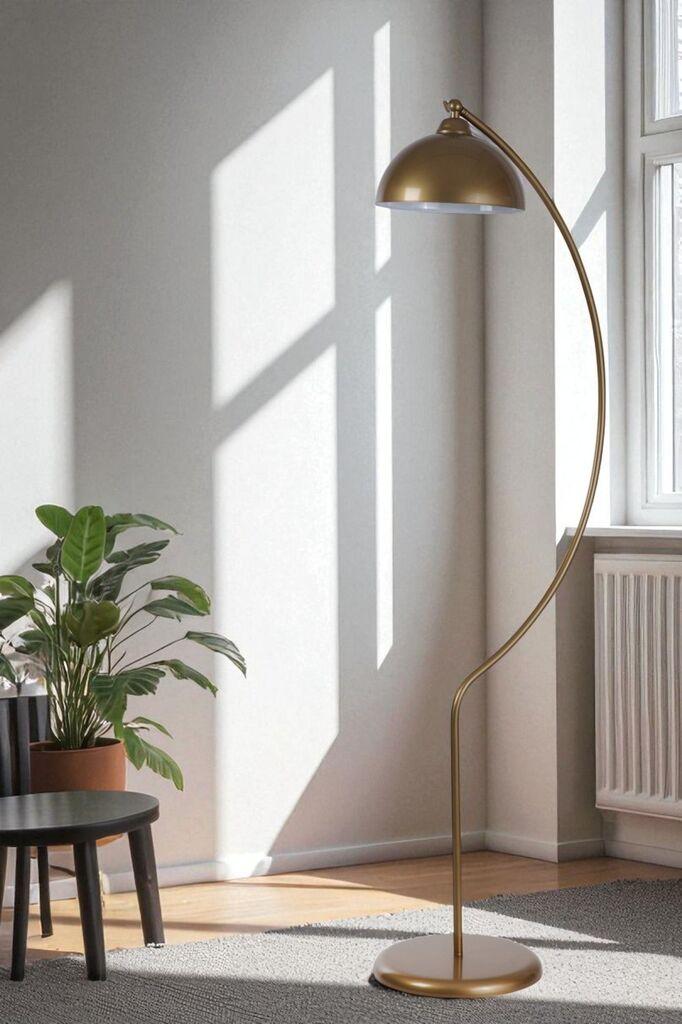 Opviq Podna lampa 8951-5, Zlatne boje