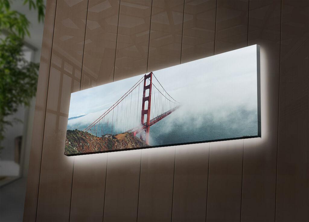 Wallity Slika sa LED osvetljenjem 3090DACT-64, 30x90 cm