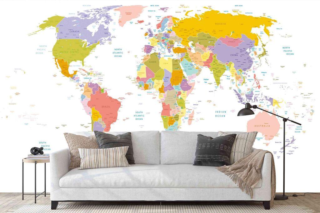 Wallity Tapete za zid MDK-00133, 100x100 cm, Šarena