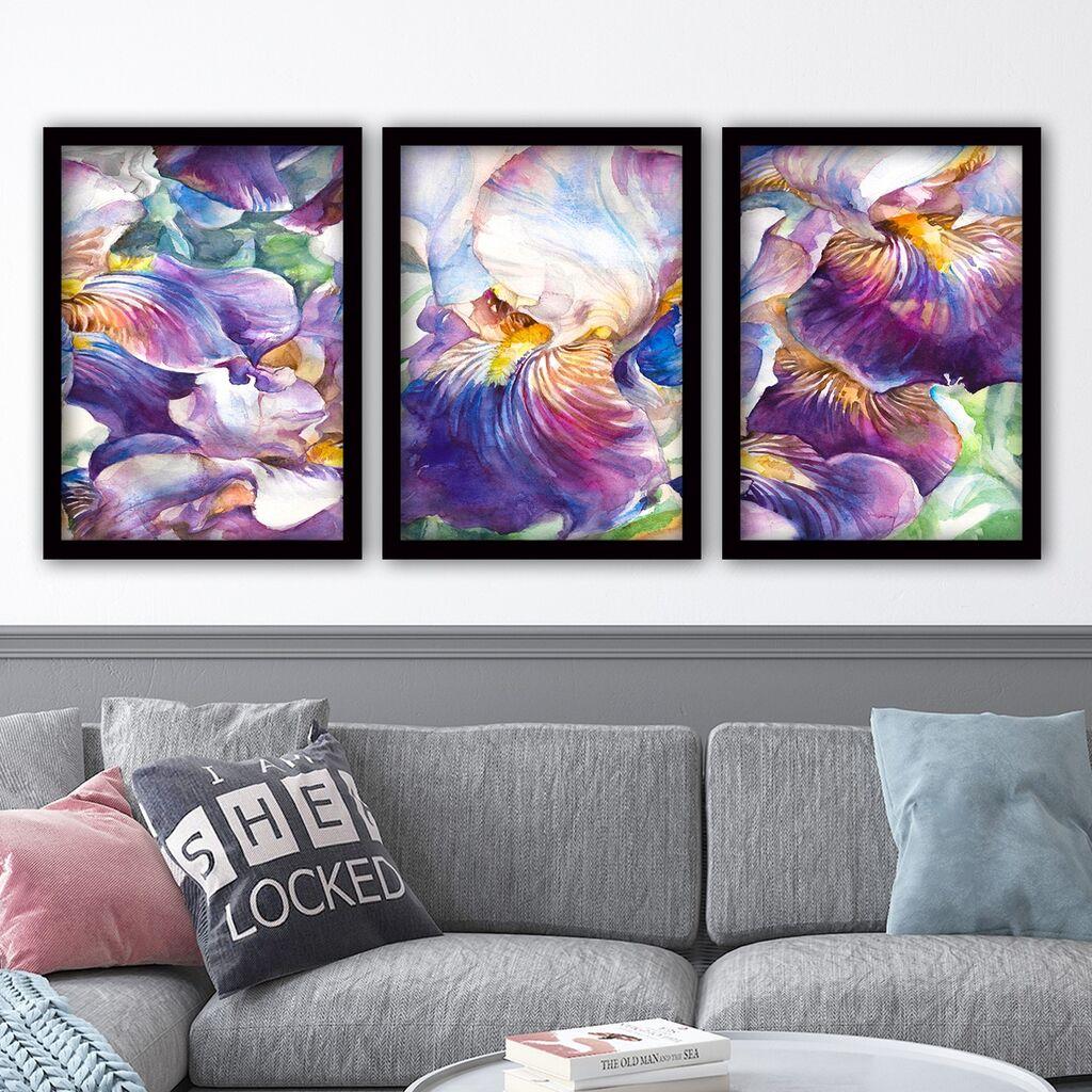 Wallity Set uramljenih slika 3SC145, 3 Dela
