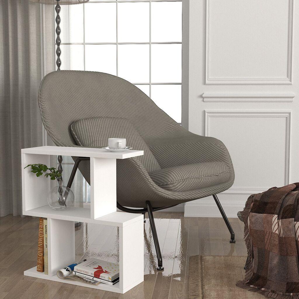 Hanah Home Pomoćni stočić Karinus, Beli