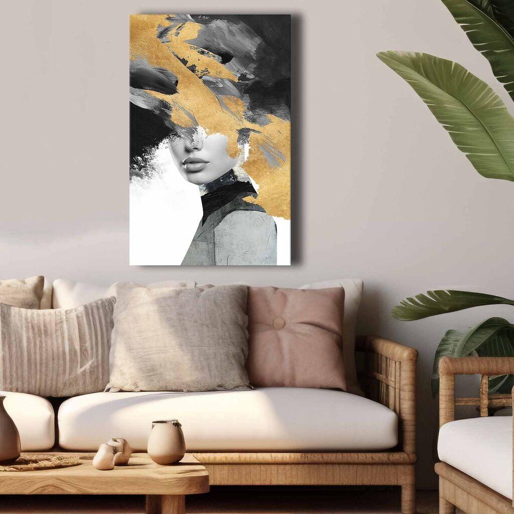 Wallity Dekorativna slika na platnu, 45x70cm, Šarena
