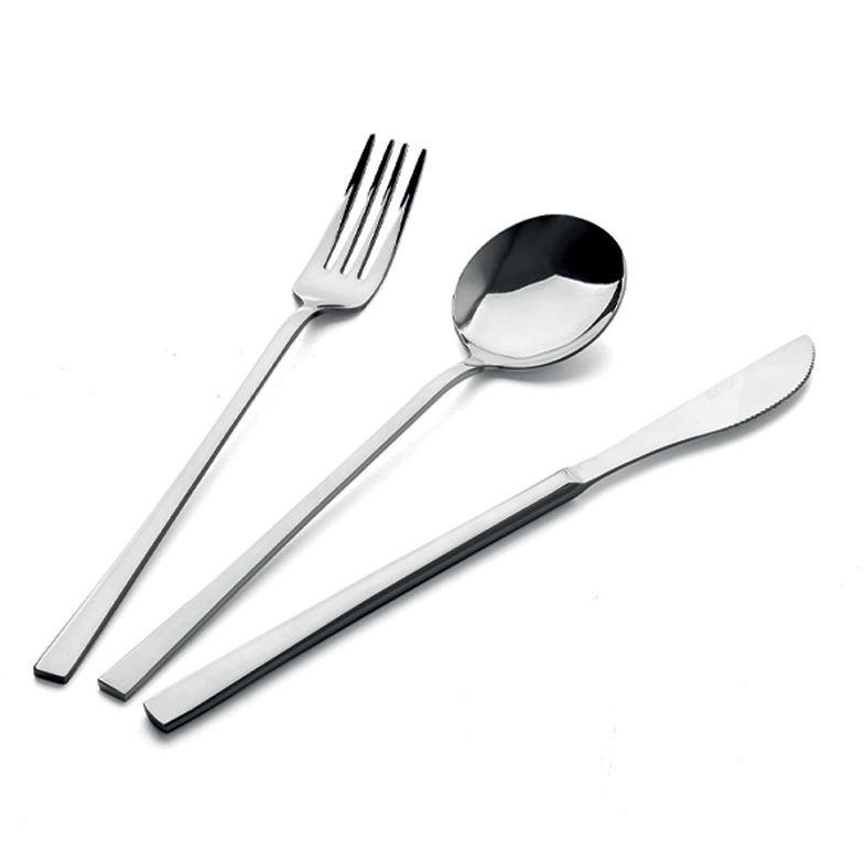 Hermia Set pribora za jelo, 36 komada, Srebrne boje