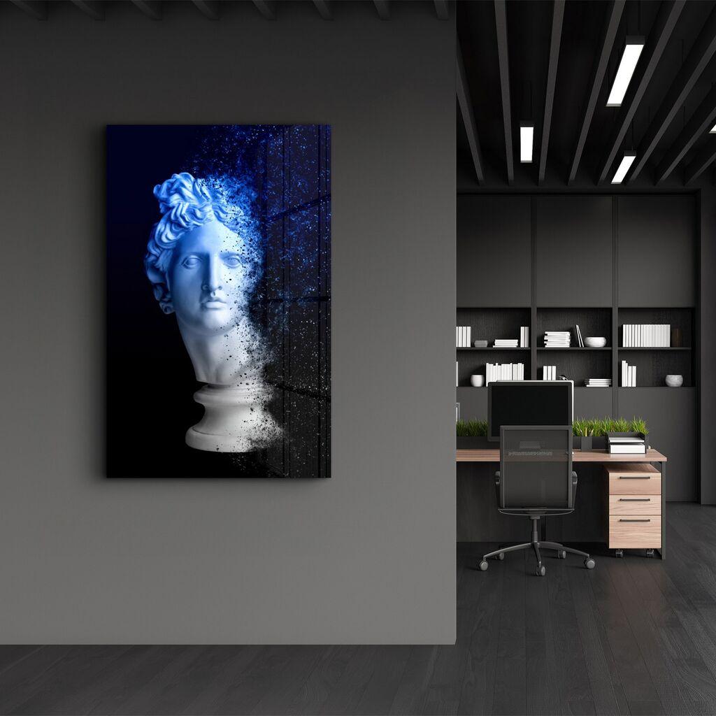 Wallity Dekorativna slika na kaljenom staklu, 35x55cm, Šarena