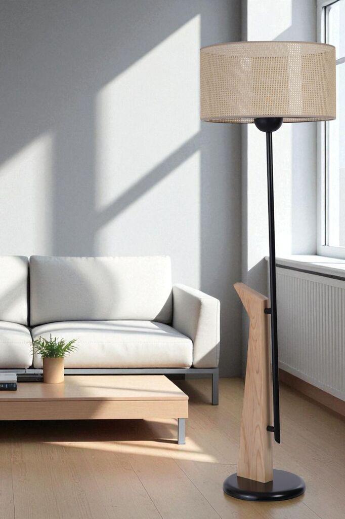 Opviq Podna lampa 8955-4, Crna