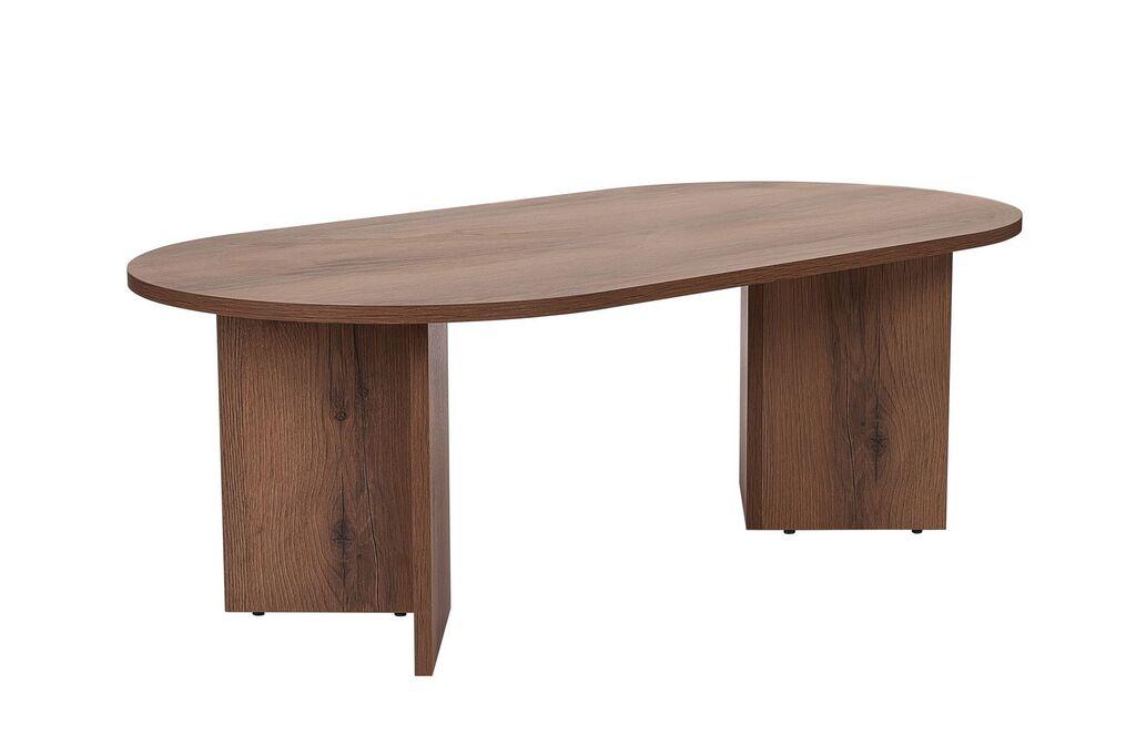 Nordure Klub sto Sable, 119x40x60 cm, Boje oraha