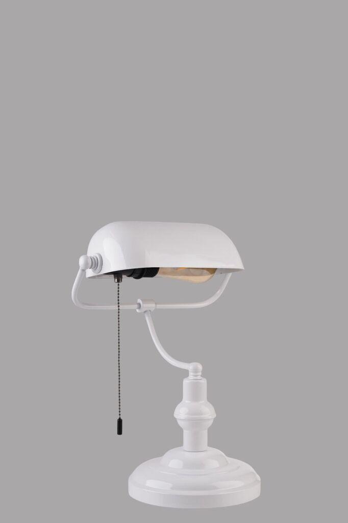 Opviq Stona lampa Banker, Bela