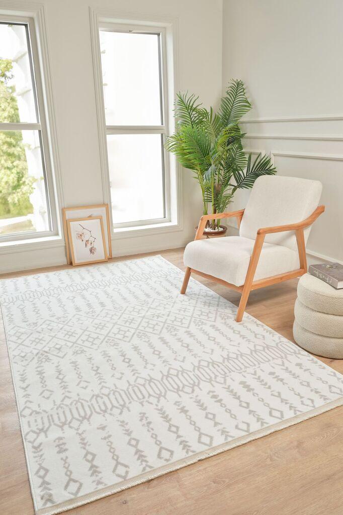 Conceptum Hypnose Tepih Moderno 3332, Pravougaoni, 80 x 150 cm, Sivo-bež