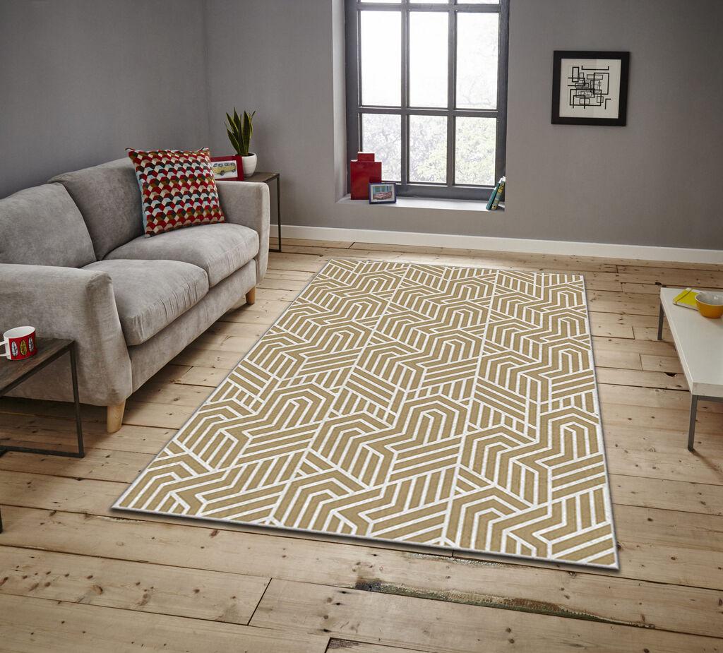 Conceptum Hypnose Tepih Asr Crpt-119, Pravougaoni, 80 x 140 cm, Bež