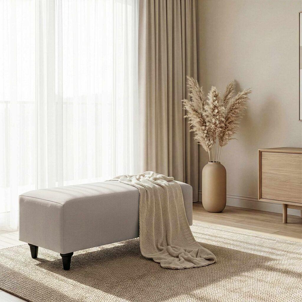 Atelier del Sofa Kanabe Flavia, 120 x 50 x 40 cm, Bež