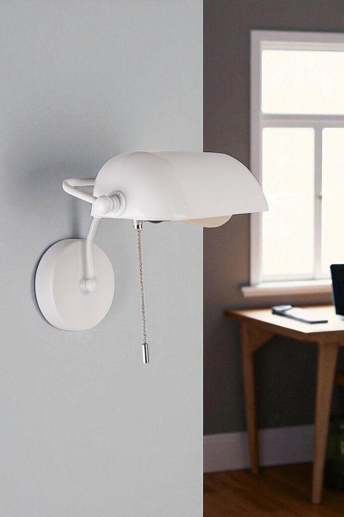 Opviq Zidna lampa 9084-4, Bela