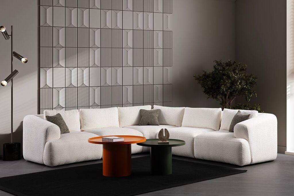 Atelier del Sofa Ugaona garnitura Sofia, 300x300x105 cm, Bela