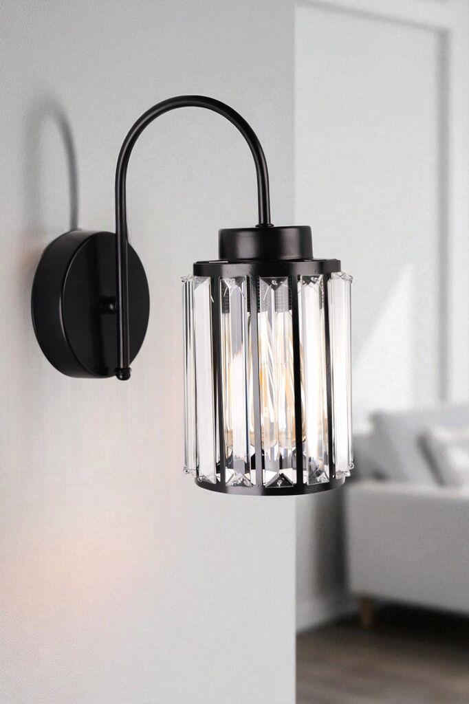 Opviq Zidna lampa 9040-1A, Crna
