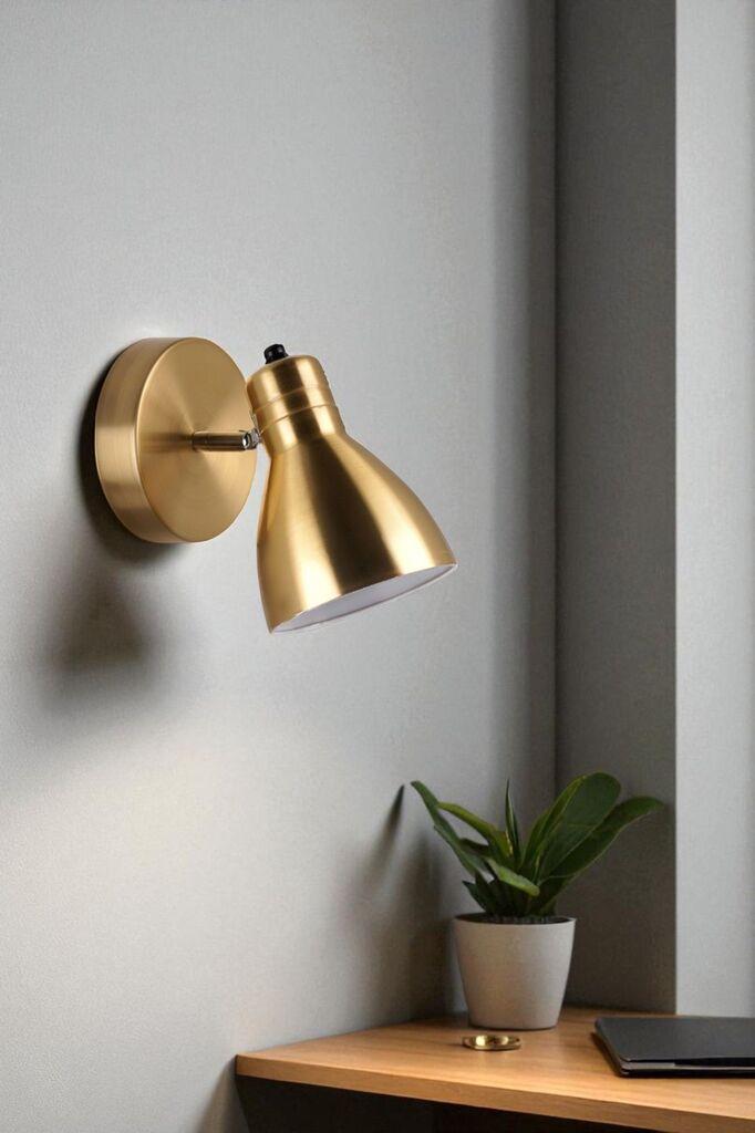 Opviq Zidna lampa 8996-1A, Zlatne boje