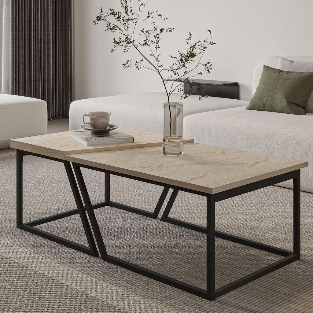 Hanah Home Set Stolova za dnevnu sobu Verona P0024623, Bež