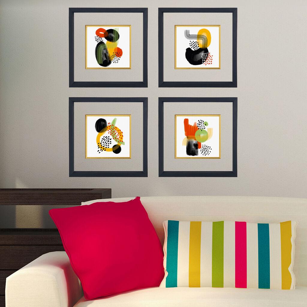 Wallity Set uramljenih slika CAM1921261550, 4 Dela